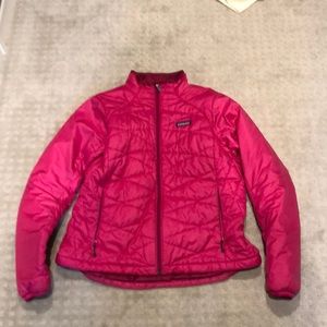 Raspberry pink Patagonia nano puff XL